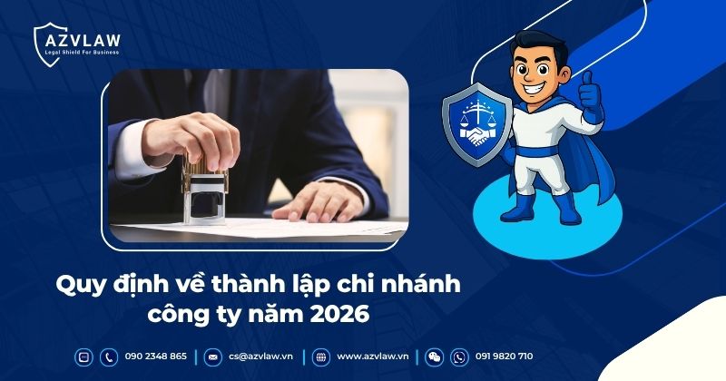 Quy định về thành lập chi nhánh công ty năm 2026