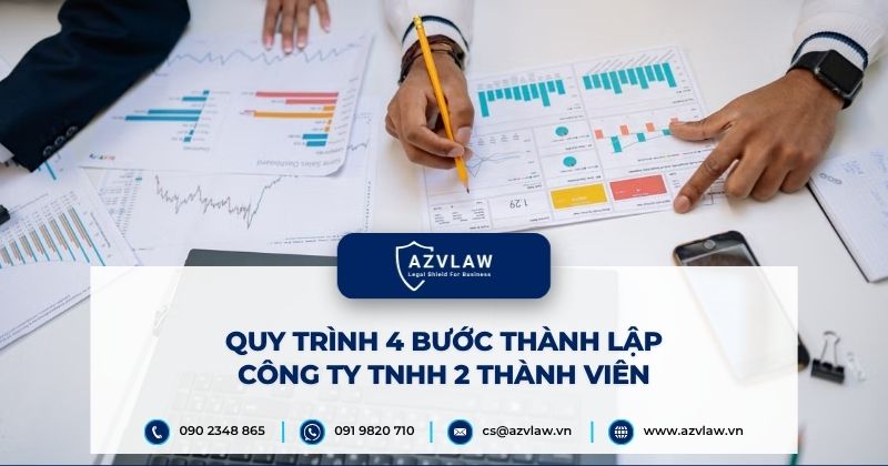 Quy trình 4 bước thành lập công ty TNHH 2 thành viên