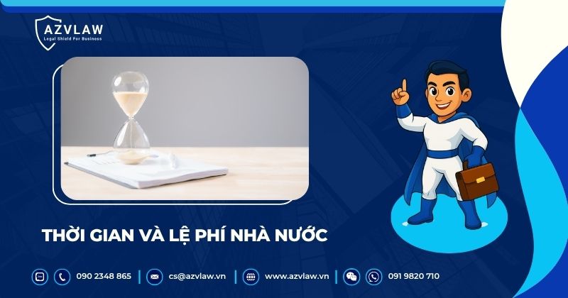 Thời gian và lệ phí nhà nước