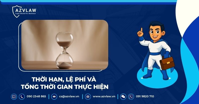 Thời hạn, lệ phí và tổng thời gian thực hiện