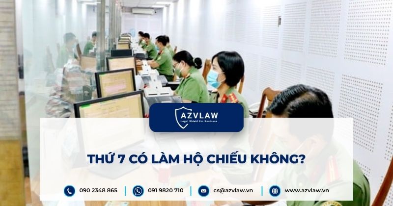 Thứ 7 có làm hộ chiếu không?