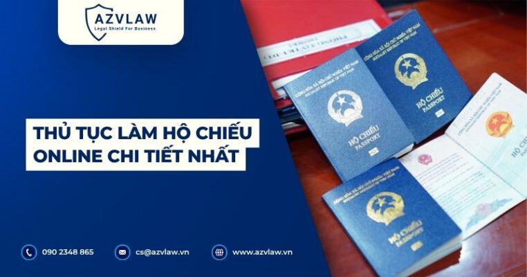 Thủ tục làm hộ chiếu online chi tiết nhất