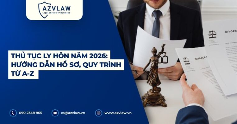 Thủ tục ly hôn năm 2026: Hướng dẫn hồ sơ, quy trình từ A-Z