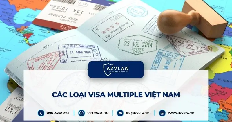 Các loại visa Multiple Việt Nam: Đối tượng, điều kiện, thời hạn và thời gian lưu trú
