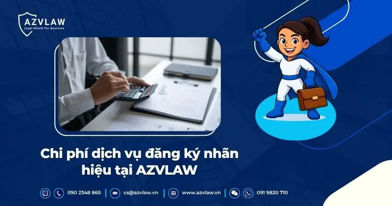 Chi phí dịch vụ đăng ký nhãn hiệu tại AZVLAW