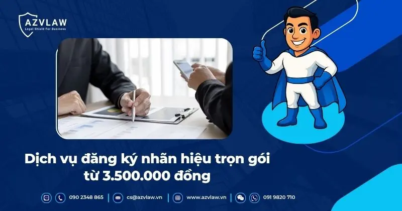 Dịch vụ đăng ký nhãn hiệu trọn gói từ 3.500.000 đồng