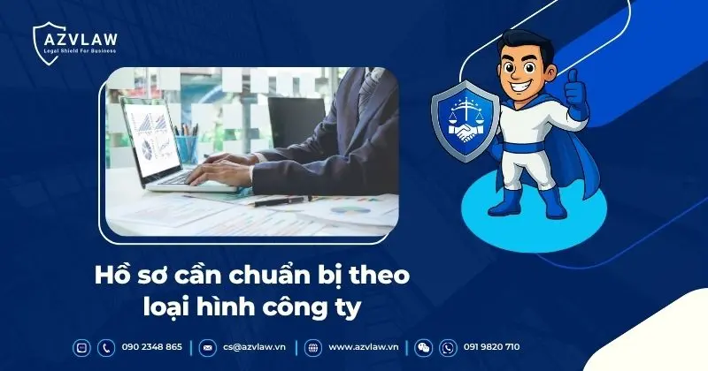 Hồ sơ cần chuẩn bị theo loại hình công ty
