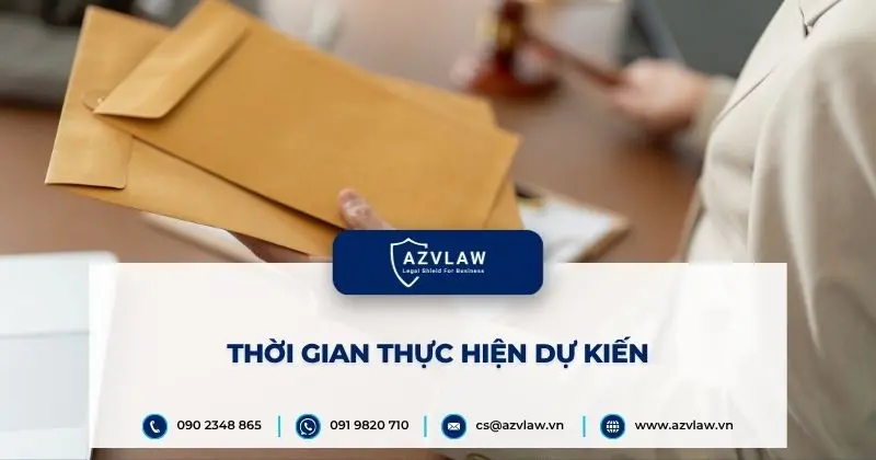 Thời gian thực hiện dự kiến