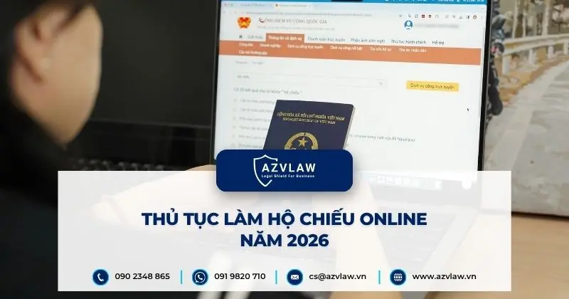 Thủ tục làm hộ chiếu online năm 2026